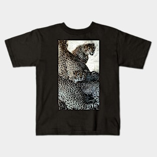 Animalines - Cheetah 01 Kids T-Shirt